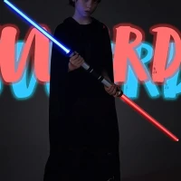 Меч световой Джедая светящийся лазерный