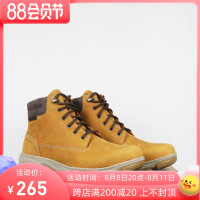 牛貨！中筒戶外防水牛皮登山徒步鞋男V底防滑耐磨休閒爬山旅行鞋