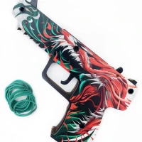 Деревянный пистолет резинкострел  