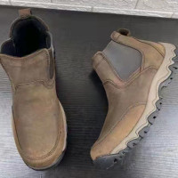 斷碼清倉 DULUTH TRADING 男款中筒全皮防水透氣休閒戶外鞋 keen