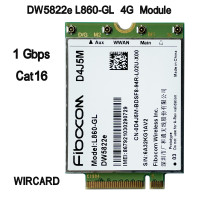 WIRCARD DW5822e L860-GL D4J5M 4G модуль 1 Гбит/с Cat16 4G карта M.2 для ноутбука dell Inspiron 7490