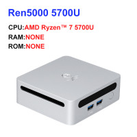 Мини-ПК Ren5000 5700U AMD Ryzen7 5700U CPU поддержка Windows 10/11 DDR4 3200 МГц AMD WiFi6 NUC Max 64 Гб RAM