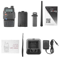 Рация Baofeng Band Pofung UV-5RE PLUS, 136-174 МГц 400-520 МГц, Портативная радиостанция для ветчины CTCSS/DCS, батарея 2200 мАч, 128 каналов