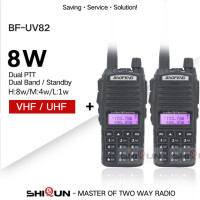 Портативная рация Baofeng UV82, 8 Вт, 2 диапазона, UHF, VHF, 10 км