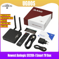 Приставка Смарт-ТВ Ugoos AM8 Pro, Android 11, Winevine L1 AV1 S928XJ DDR4, 4 + 32/64 ГБ