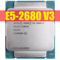 Процессор Intel Xeon E5 2680 V3 SR1XP 2,5 ГГц 12-ядерный 30 Мб разъем LGA 2011-3 ЦПУ E5-2680V3