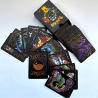Новые металлические золотые карты Pokemon Vmax GX, энергетическая карта, Charizard Pikachu, редкая коллекция, Боевая тренировочная карта, детские игрушки, подарки, 11 шт.