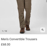 戶外防水可拆卸兩節褲男 防水耐磨工裝褲衝鋒褲 透氣多口袋登山褲