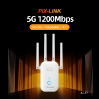 Удлинитель Wi-Fi PIX-LINK AC27, 1200 Мбит/с, 2,4 и 5 ГГц