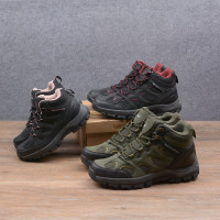 工廠尾單斷碼撿漏！外貿單男女戶外防滑耐磨登山徒步鞋高筒旅遊鞋