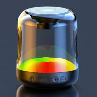 Портативная беспроводная колонка с цветным освещением