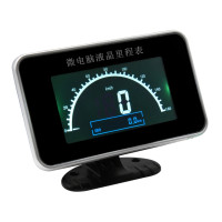 Цифровой измеритель скорости для автомобиля, грузовика, HD 12 В/24 В + одометр с ЖК-дисплеем, приборная панель с функцией сигнализации, склад в России