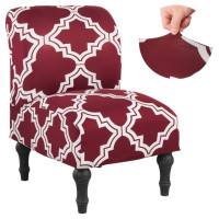 Эластичный чехол для дивана на одно сиденье, полноразмерные Чехлы для тапочек без подлокотников, пыленепроницаемые Чехлы для дивана на стул, защитный Декор