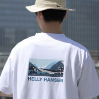 HH 海麗漢森 HELLY HANSEN 男女聚酯棉加厚寬鬆刺繡短袖