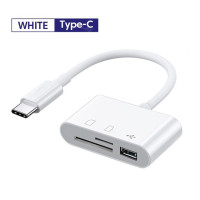 Адаптер Elough Type C TF CF SD устройство для чтения карт памяти USB C адаптер для Macbook Huawei Samsung Xiaomi OTG