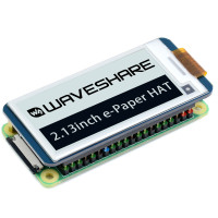 Дисплей электронных чернил Waveshare 2,13 дюйма для Raspberry Pi 250x122 с интерфейсом SPI и низким энергопотреблением