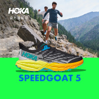 HOKA ONE ONE男鞋飛速羚羊5越野跑步鞋Speedgoat 5網面減震透氣