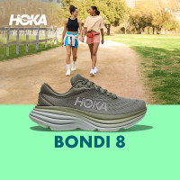 HOKA ONE ONE女款邦代8公路跑鞋Bondi 8減震回彈舒適透氣輕便