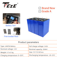 Литий-железо-фосфатная ячейка 3,2 В для трейлеров, электромобилей, лодок, яхт, вилочных погрузчиков, система солнечного хранения