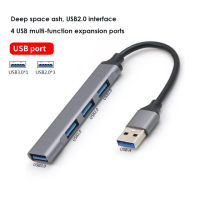 Расширительная док-станция RYRA, 4 порта, USB 3,0, USB Type-C, разветвитель, OTG, для пк, ноутбуков, компьютеров