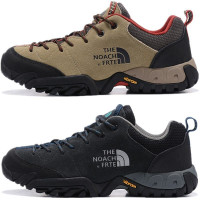 外貿登山鞋男真皮春秋越野徒步鞋輕便防水防滑戶外運動爬山旅遊鞋