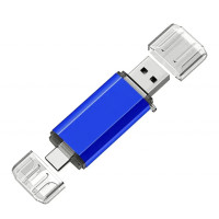 Флеш-накопитель USB Type C объемом 64 Гб/128 ГБ