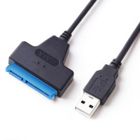 Адаптер для жесткого диска USB 2,0/3,0 SATA к USB 2,5 к SATA III, совместимый с 2,5-дюймовыми жесткими дисками и поддержкой SSD UASP