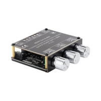 Усилитель мощности сабвуфера 2*50 Вт + 100 Вт Bluetooth