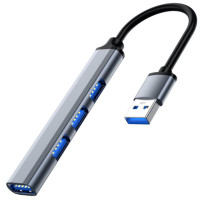 USB-концентратор Type C 3,1, 4 порта, OTG, USB 3,0