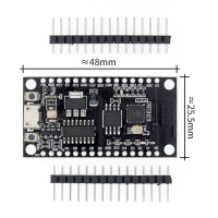 NodeMCU V3 Lua WIFI модуль интеграции ESP8266 + дополнительная память 32M Flash, USB-serial CH340G