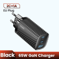 Зарядное устройство Toocki, 65 Вт, USB Type-C, QC 4,0, PD 3,0