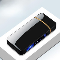 Металлическая ветрозащитная зажигалка с двойной дугой