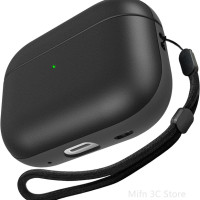 Противоударный чехол из ТПУ для AirPods Pro 2 3 с кожаным принтом