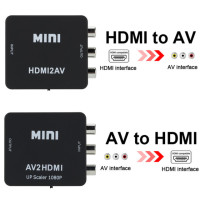 Адаптер HDMI-совместимый с AV RCA