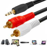 Кабель 3,5 мм в 2 RCA