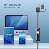 Эндоскоп с объективом 8 мм Mini USB C