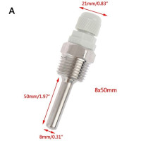 4 размера 50-200 мм, резьба из нержавеющей стали Thermowell 1/2 дюйма NPT для датчиков температуры