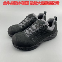外貿出口全真皮男士戶外防水鞋耐磨防滑鋼頭鞋勞保鞋日常徒步鞋