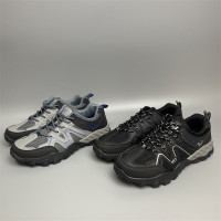 外貿男鞋夏季透氣徒步戶外登山鞋男士網面鞋防滑減震旅遊徒步鞋