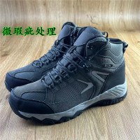 外貿微瑕疵男女情侶真皮織物透氣防水防滑大尺碼戶外鞋徒步鞋登山鞋