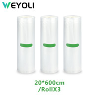 Пакеты WEYOLI для вакуумного упаковщика пищевых продуктов, 600 см/рулон