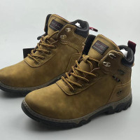 順利外貿出美國中筒戶外防水登山鞋防滑耐磨徒步鞋爬山休閒運動鞋