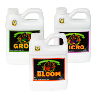 Комплект удобрений Advanced pH Perfect Grow Micro Bloom могут использоваться, начиная со стадии посева и до конца фазы цветения