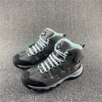 外貿單真皮戶外鞋女 高筒防水登山鞋減震防滑耐磨徒步旅行鞋女鞋