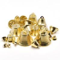 Золотые металлические колокольчики, 50 шт