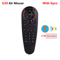 Беспроводной пульт дистанционного управления G30S Air Mouse G10S PRO BT, 2,4 ГГц, гироскоп, мини-клавиатура, ИК-обучение, для X96 Android Box