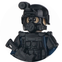 Конструктор «Городская полиция» в стиле милитари