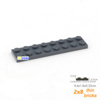 Конструктор «сделай сам» из тонких блоков, 10 шт./лот, 2x8