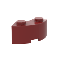 10pcs Compatible MOC Brick Parts 3063 85080 Brick Round Corner 2 x 2 Macaroni Building Block Particle DIY Assmble Kid Brain Toy