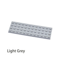 Блоки для детского конструктора тонкие, 4 х12 точек, совместимые с брендом, 10 шт., 3029